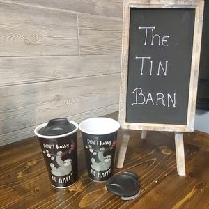 Sloth Black Hot or Cold Cup